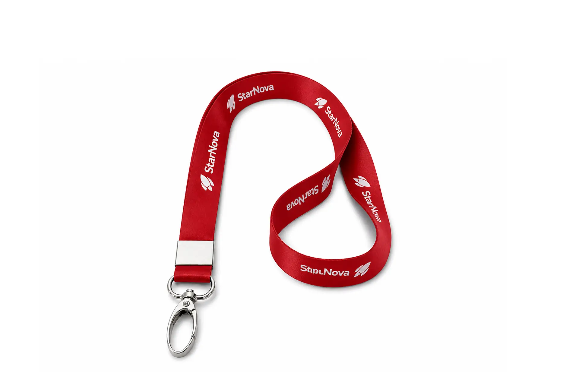 Premium Satin Lanyard with Metal Hook