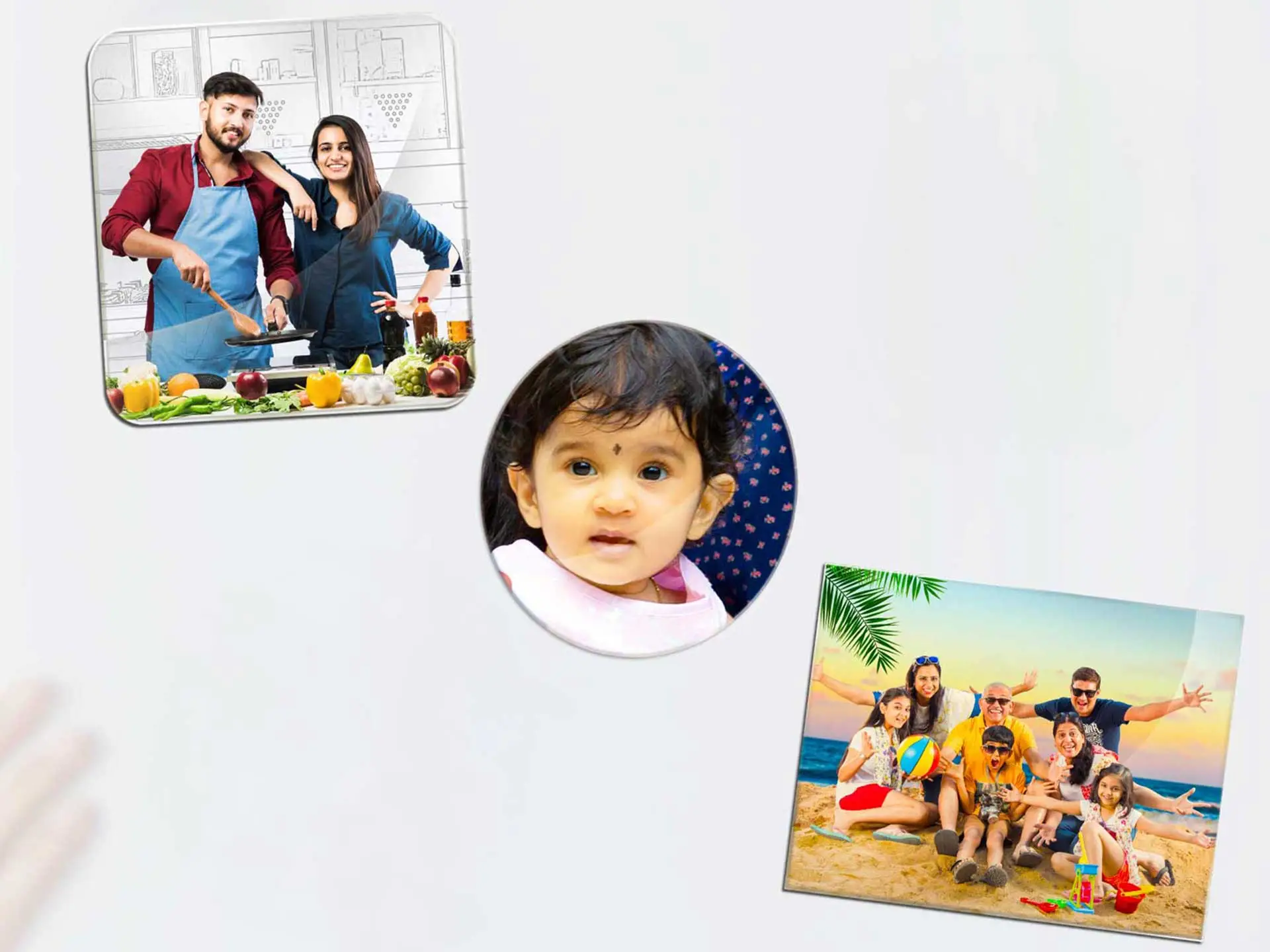 Acrylic Photo Fridge Magnets