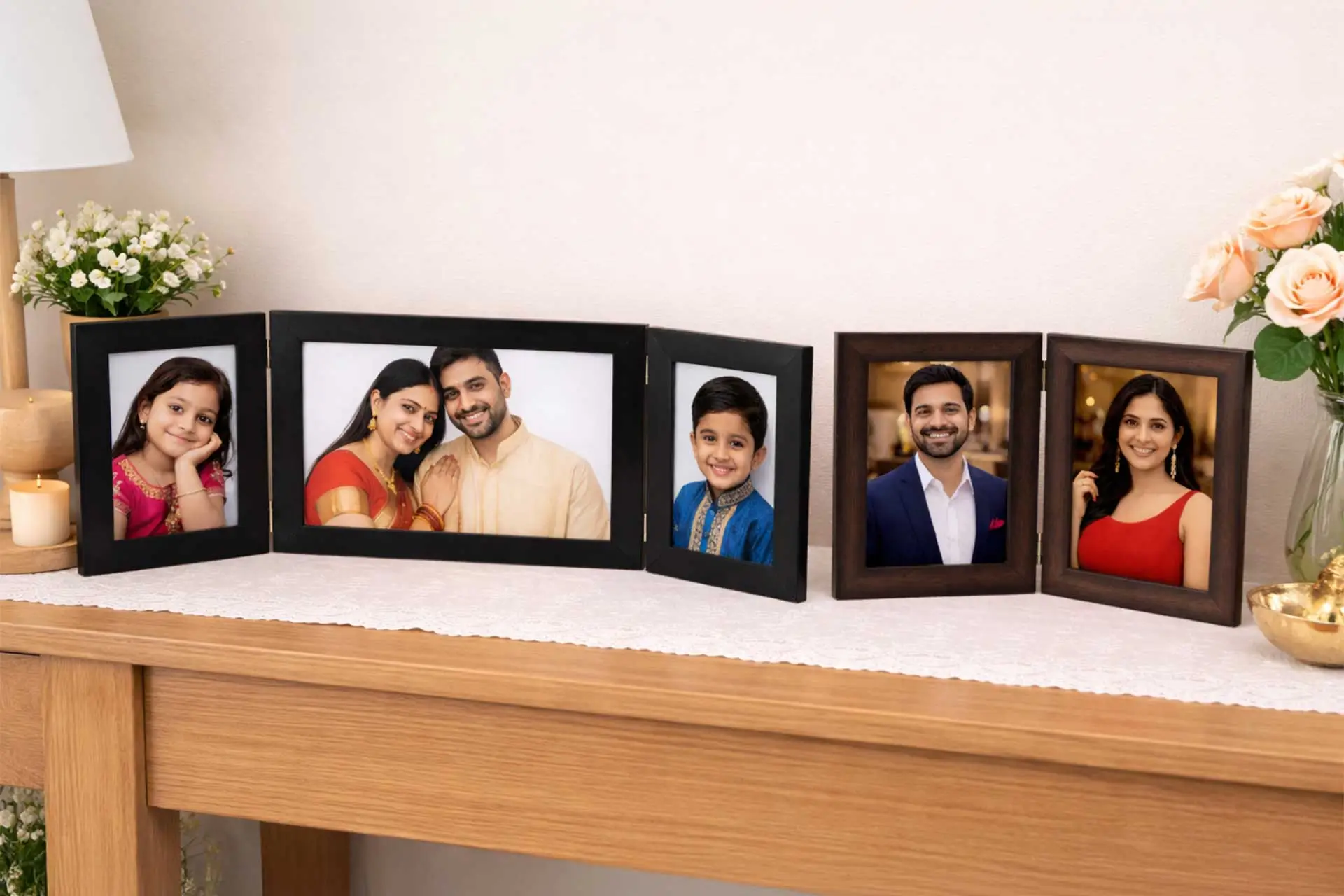 Desktop Collage Foldable Frames