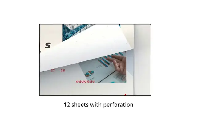 Black Acrylic Clock Desktop Calendar