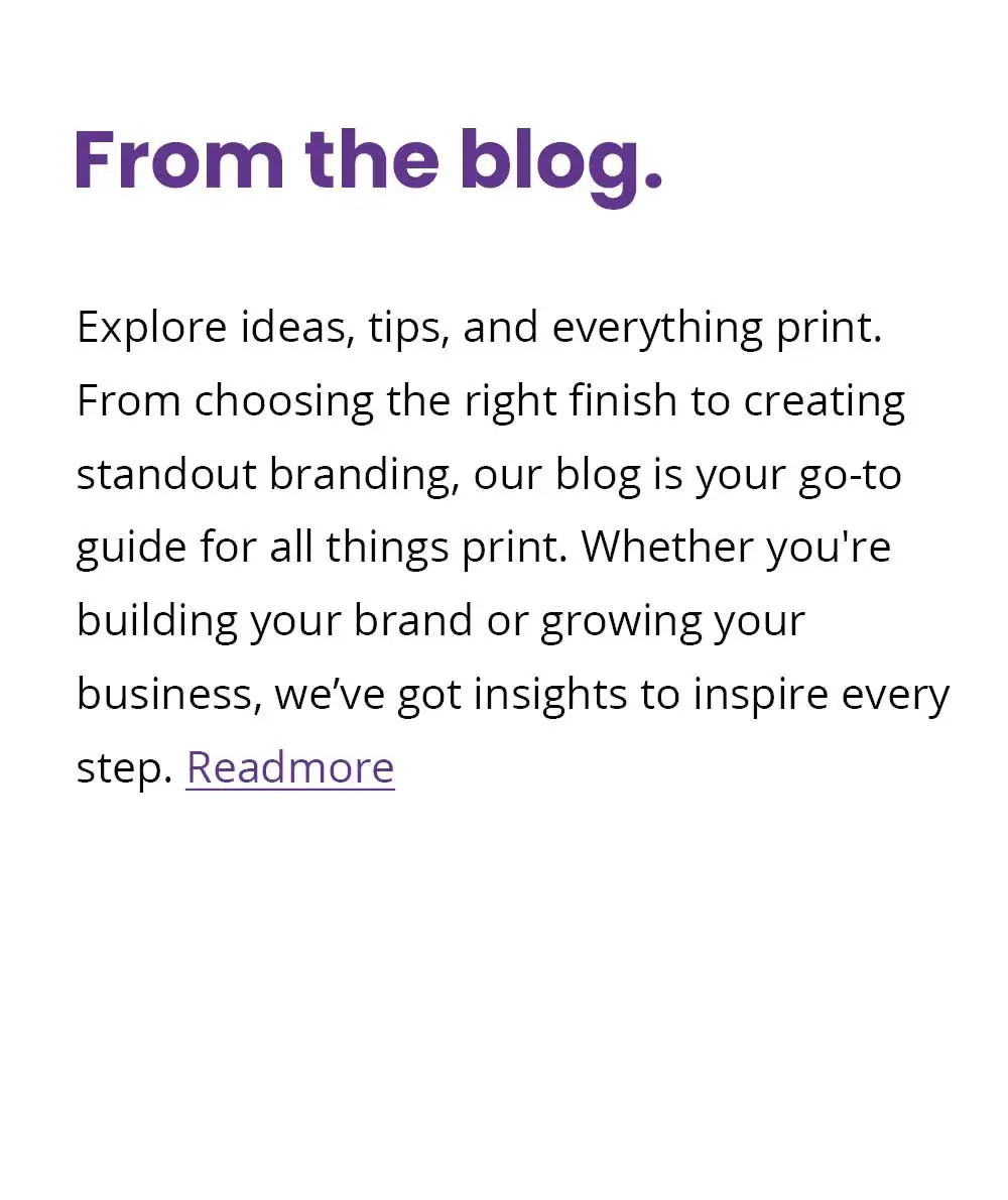 From The Blog