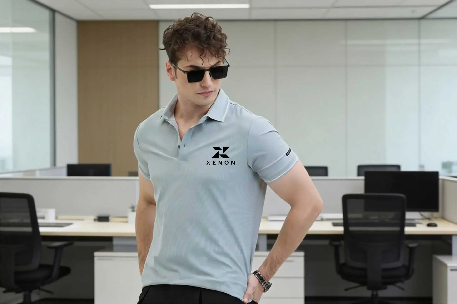 Snitch Technical Stitchless Tipping Polo Tshirt