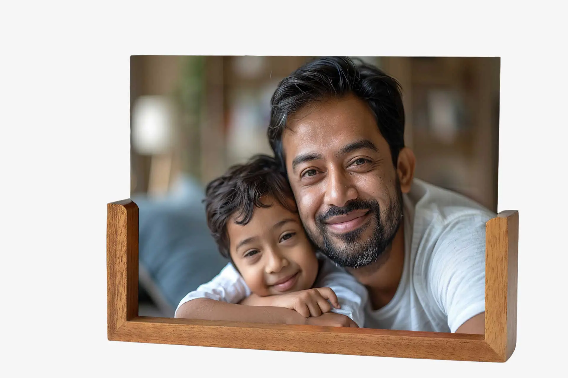 Fathers Day Photo Wooden Stand
