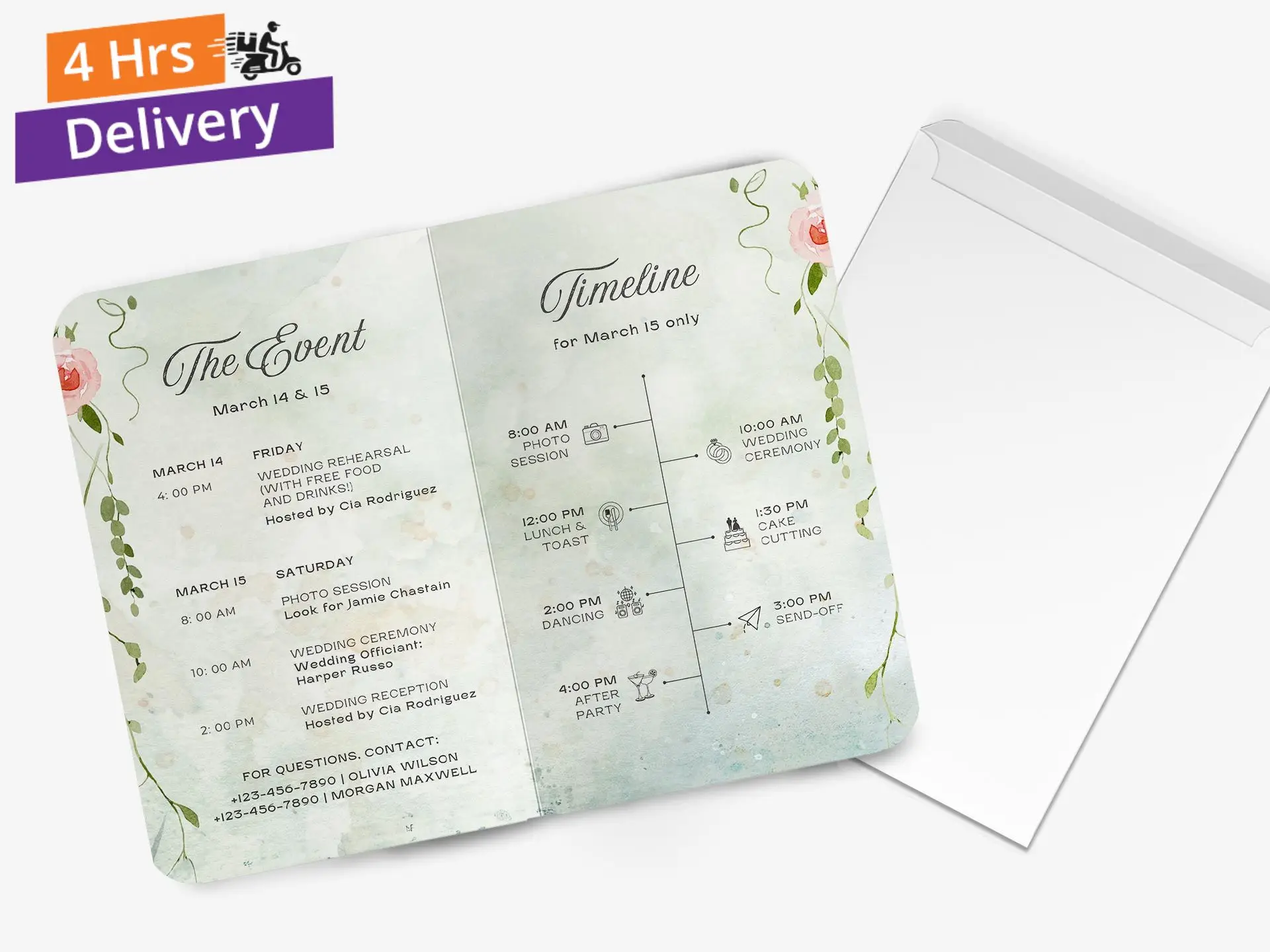Rounded Corner Invitations