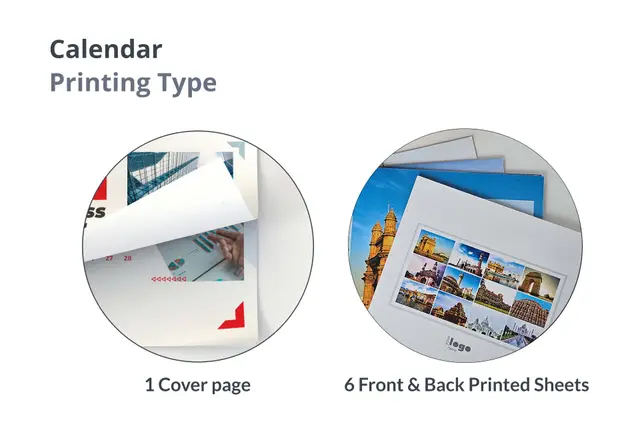 Big Square Desktop Calendar