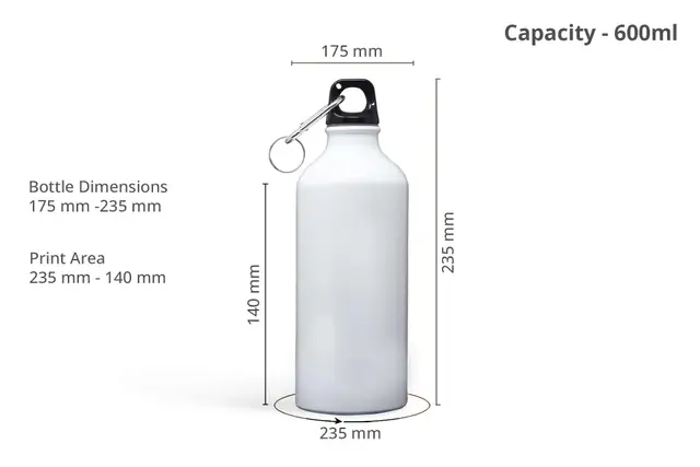 Personalized Sipper Bottle 600 ml