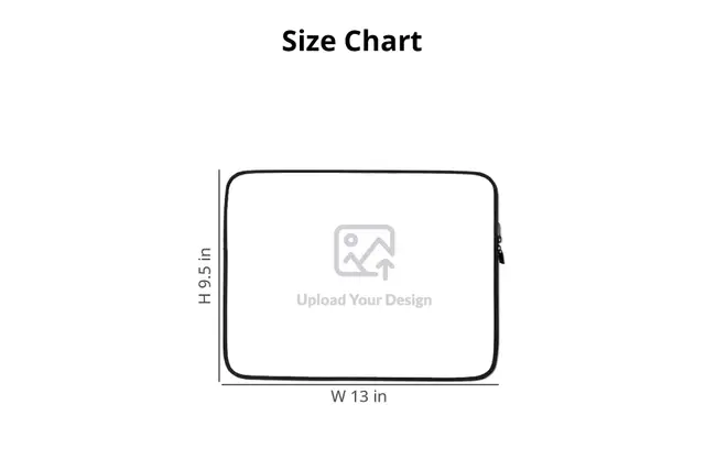 13 inches Personalized Laptop Sleeve (Small)