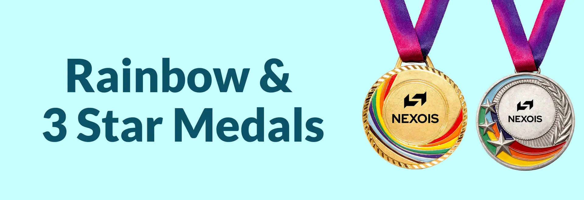 Rainbow &  3 Star Medals