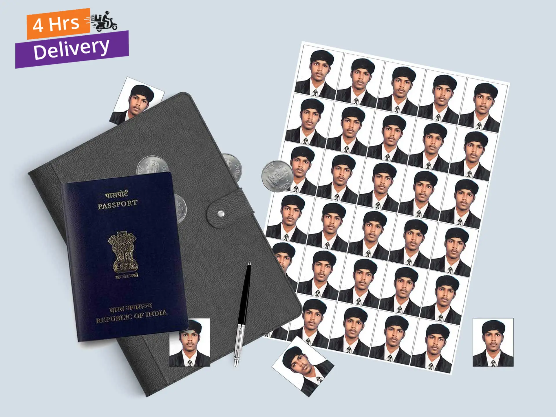 Passport and Stamp Prints