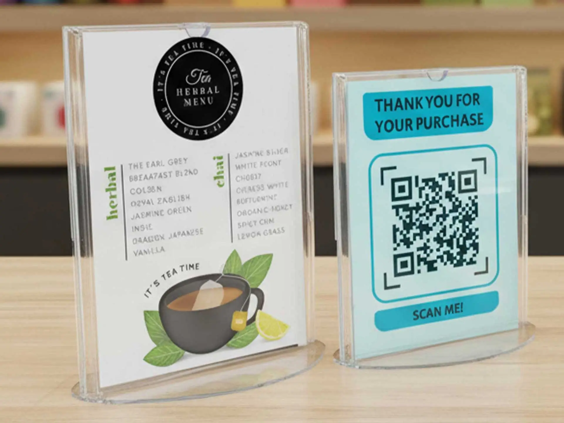 Acrylic Desk Stands
