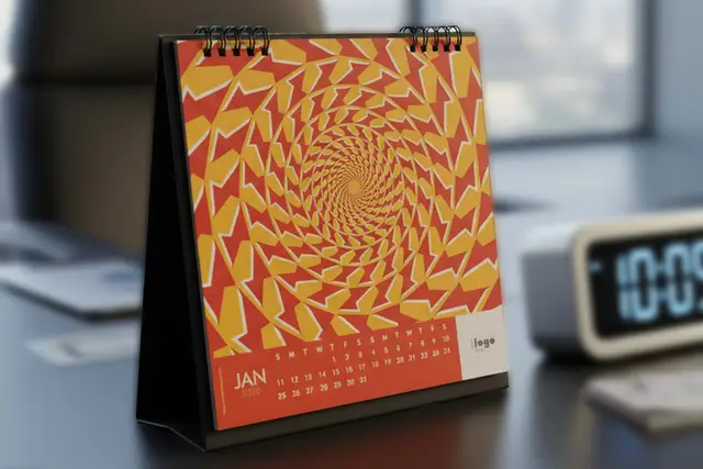 Big Square Desktop Calendar