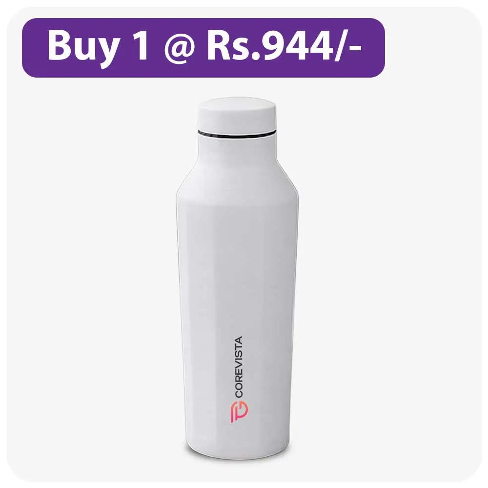 Hexa Bottle 500ml White