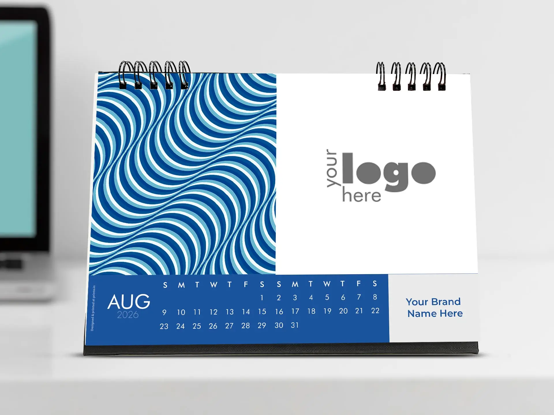 A5 Desktop Calendar (Landscape)