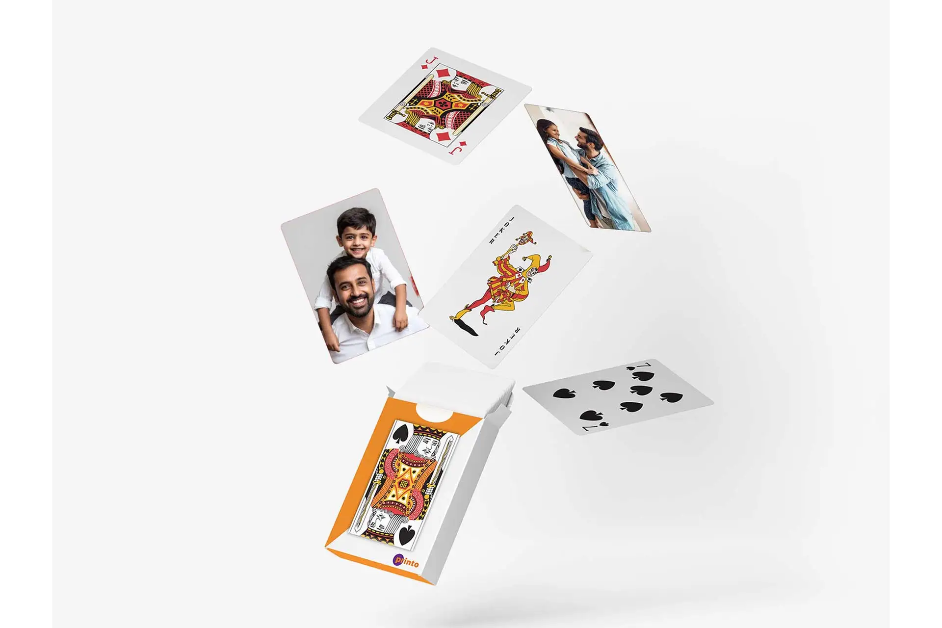 Fathers Day Photo Playing Cards