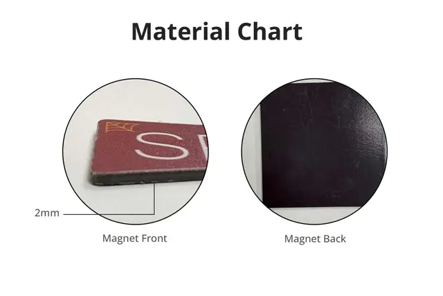 Asymmetric Fridge Magnets - Set of 4