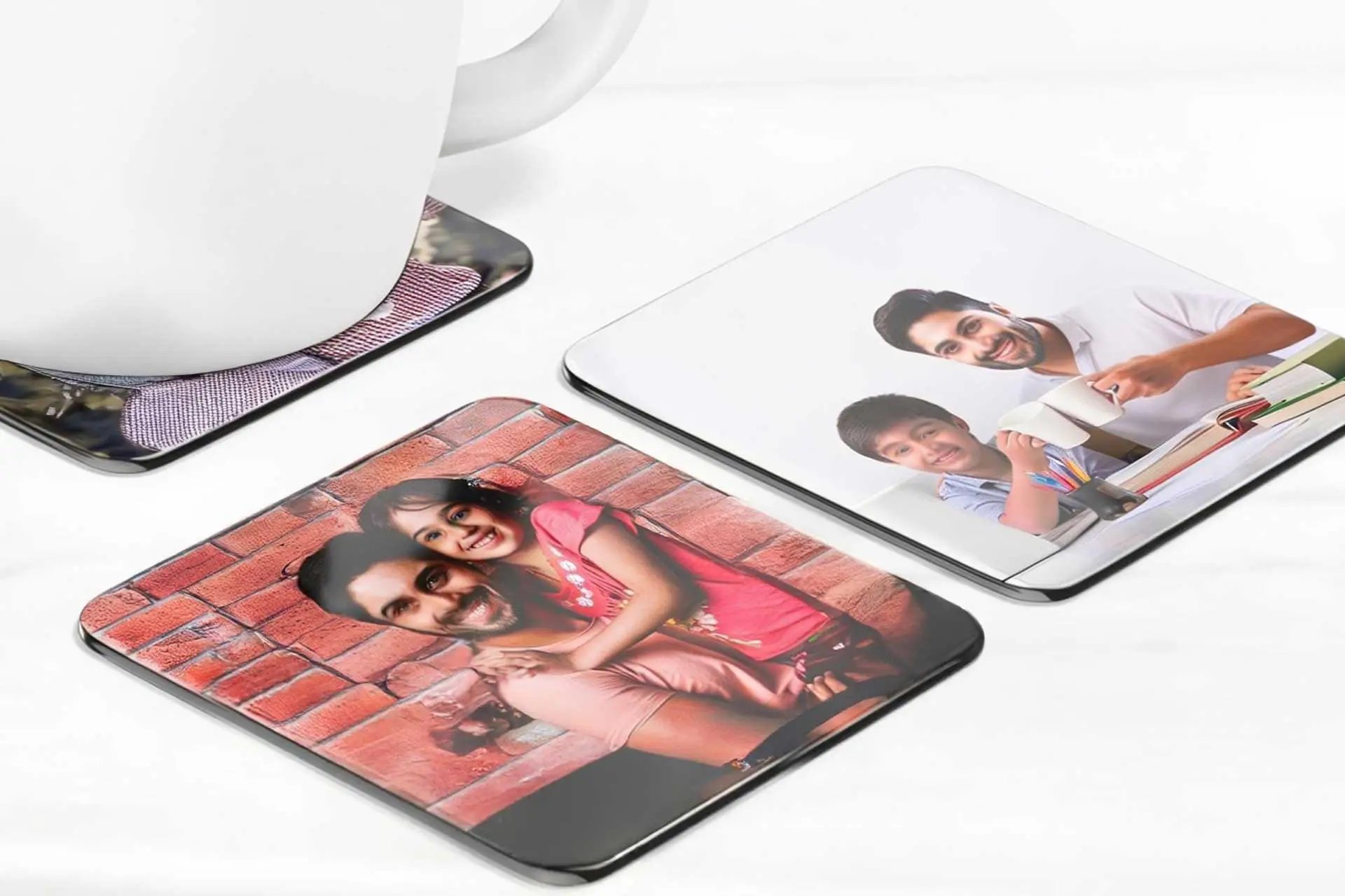 Fathers Day Photo Coasters