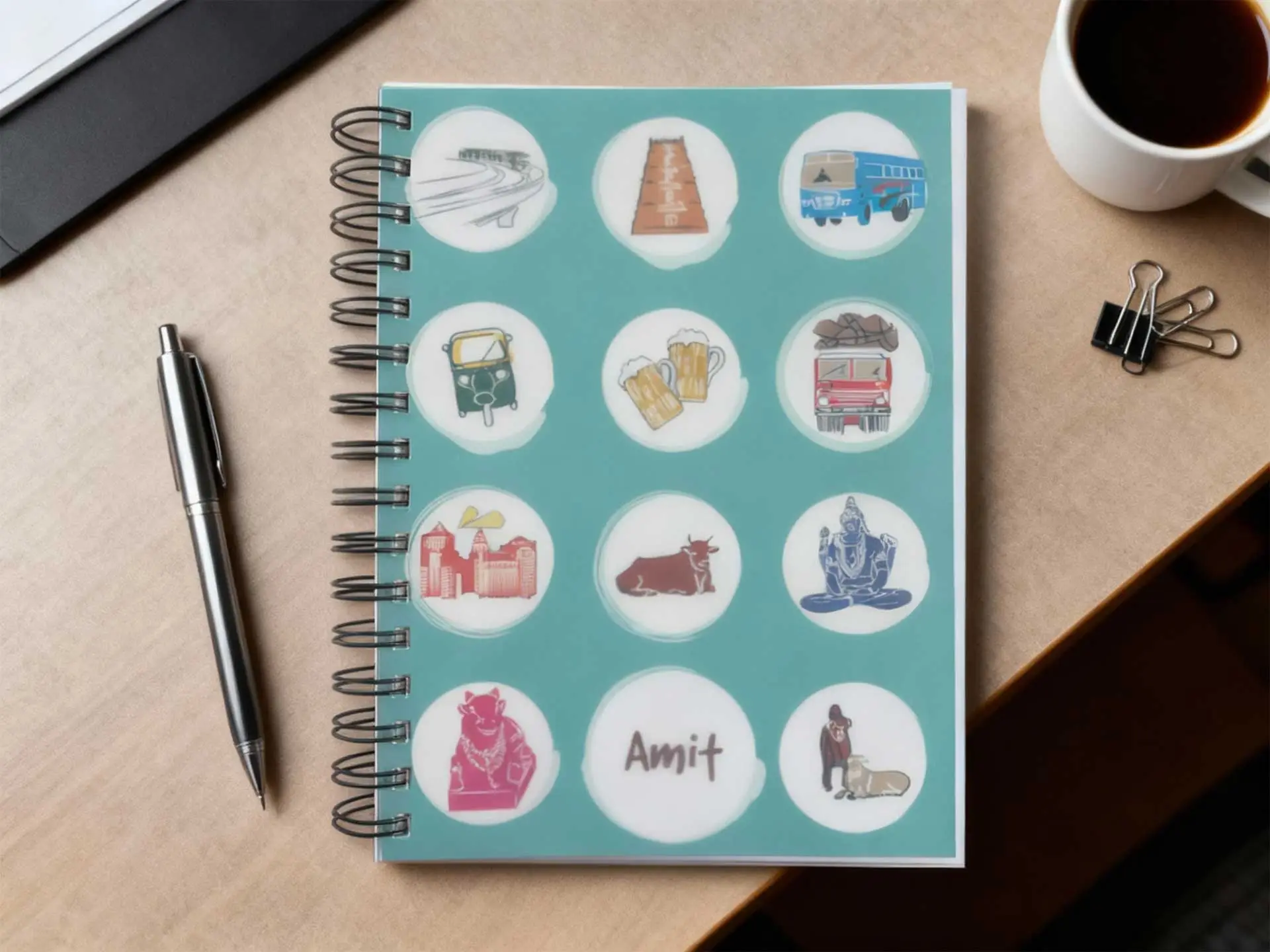 A5 Corporate  Softcover Wiro Diaries