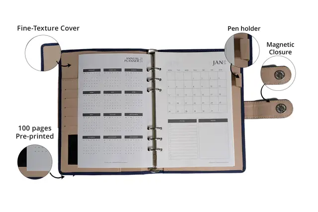 Sleek Black Organizer