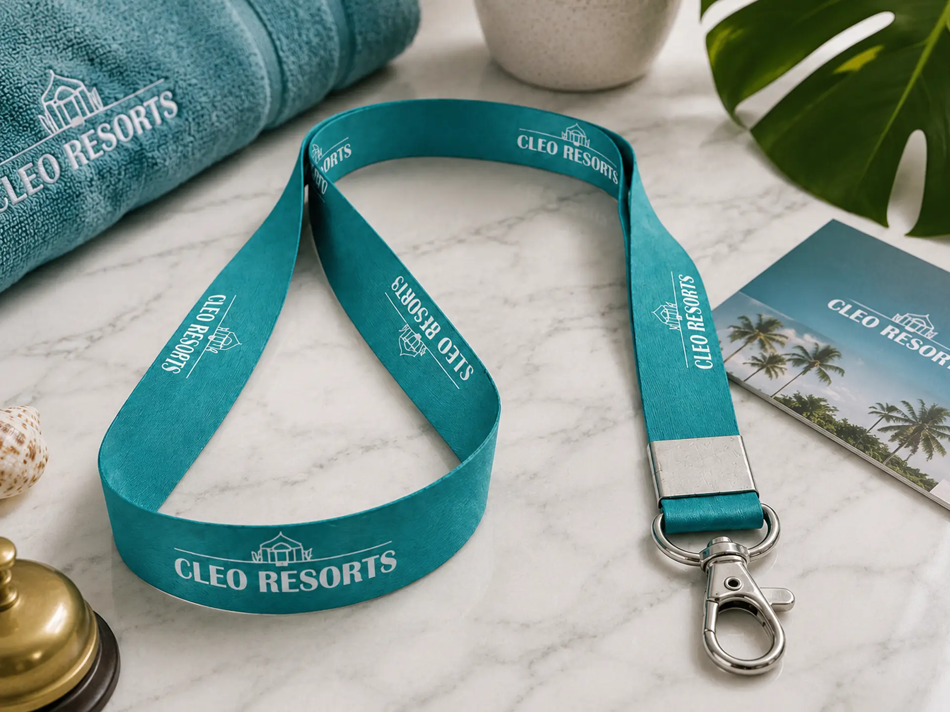 Standard Satin Lanyard with Metal Hook