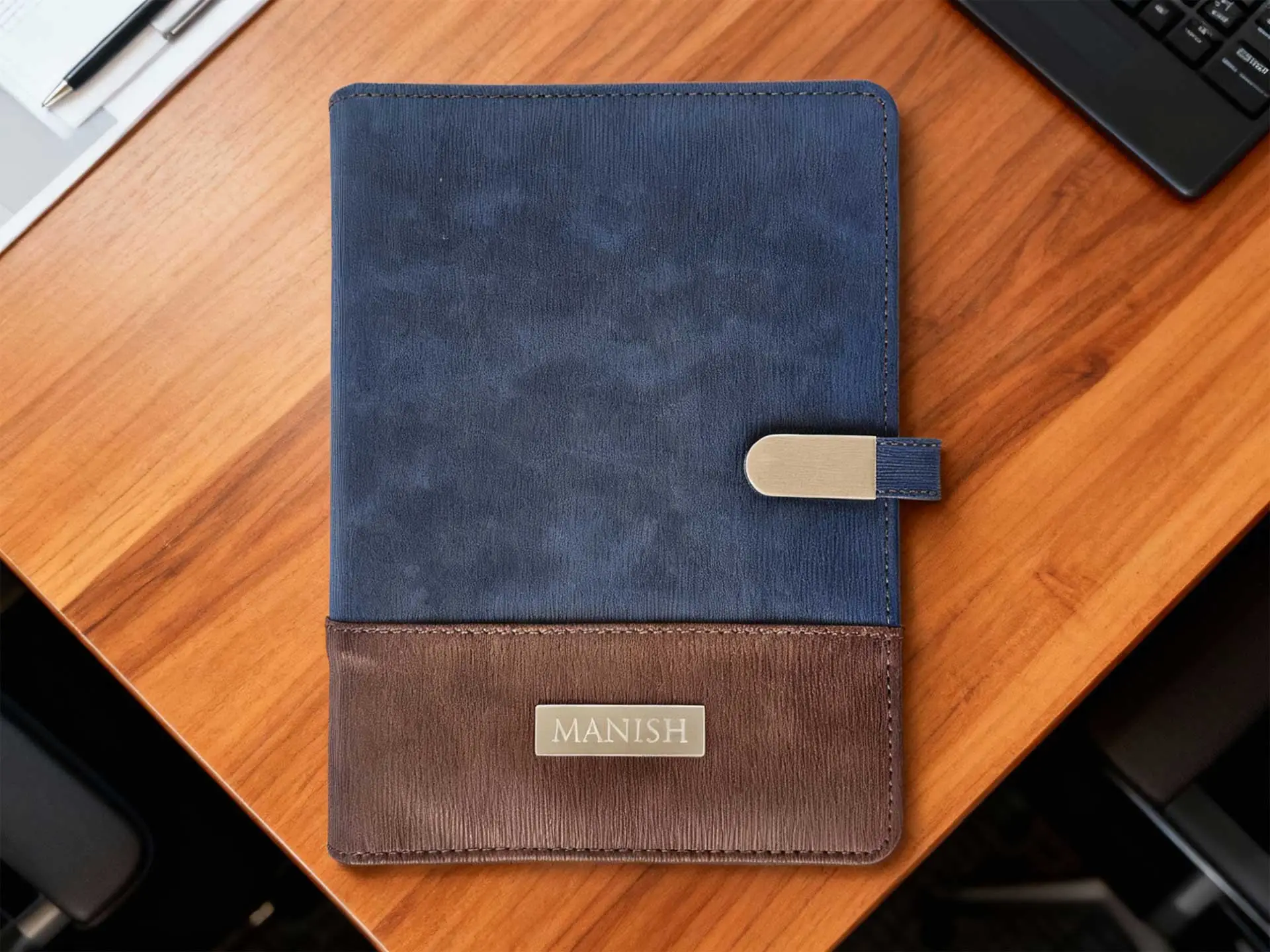 Dual Tone Tan Patch Organizer