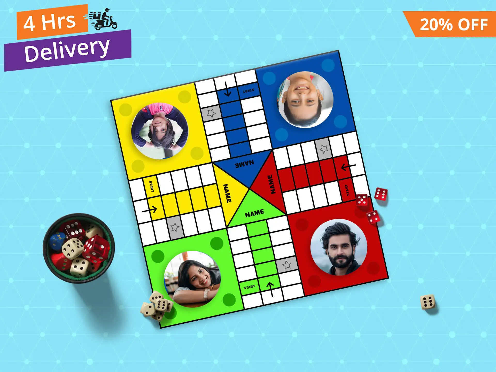 Personalised Ludo