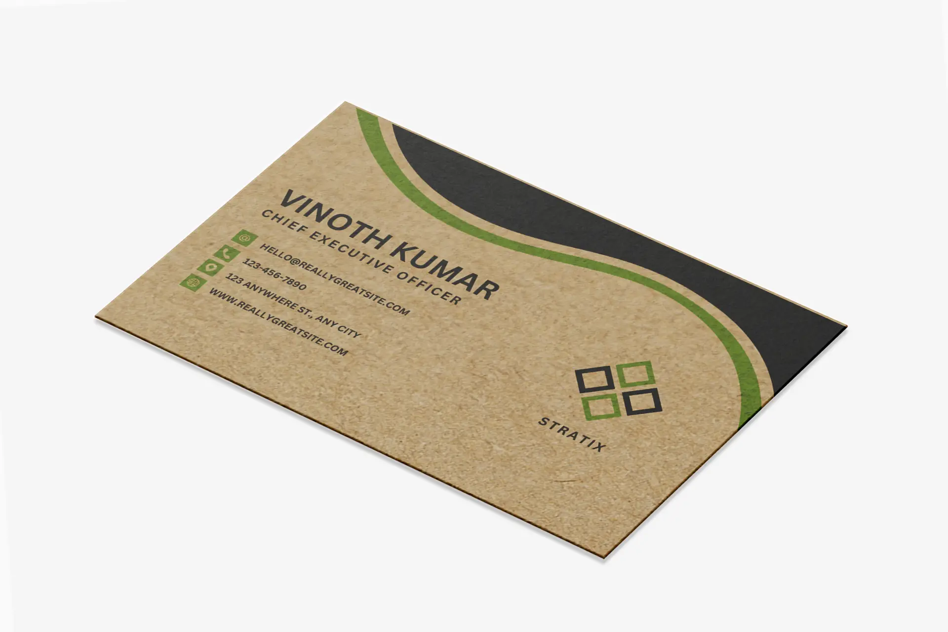 Kraft Paper Visiting Cards