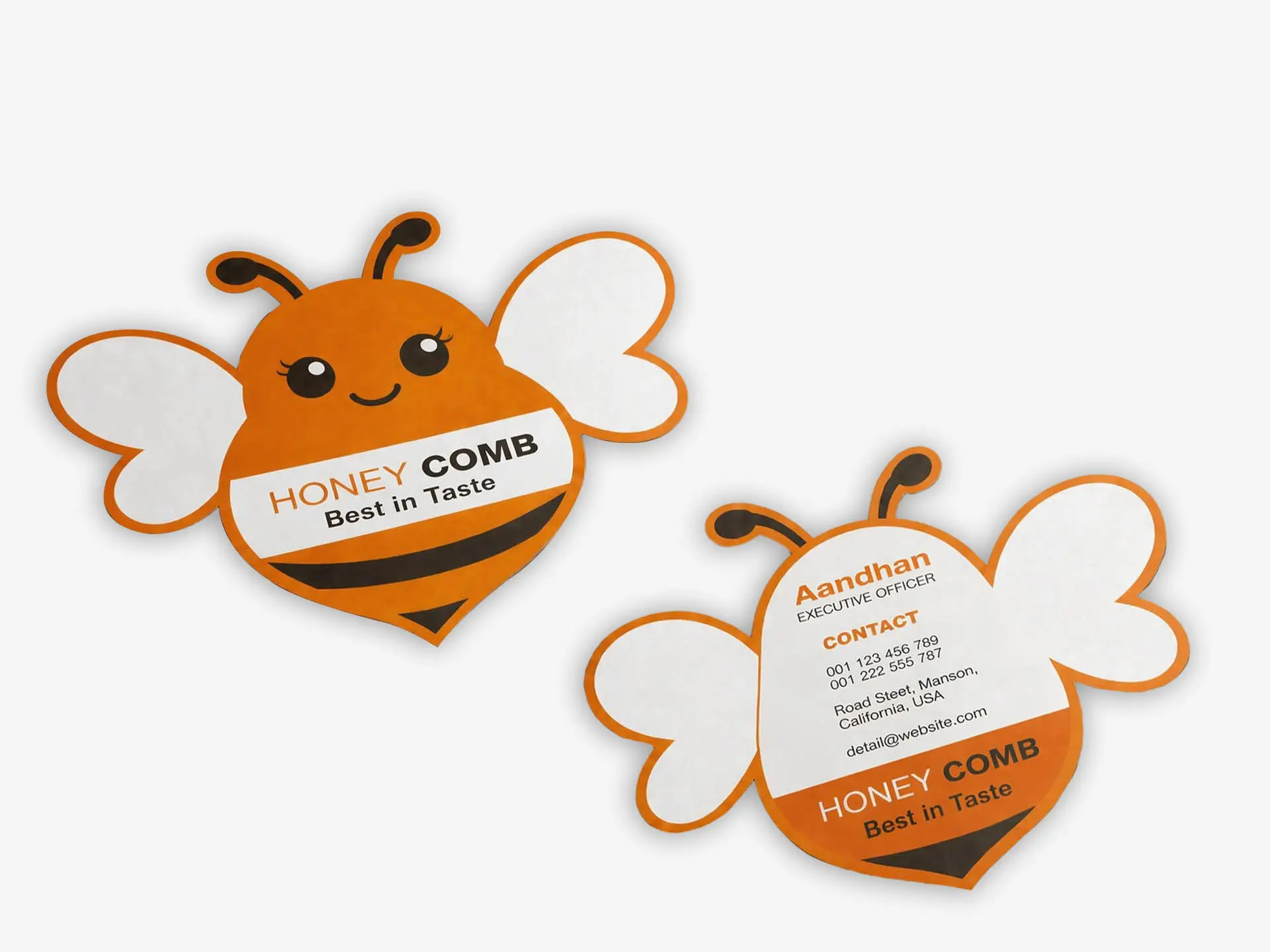 Die-Cut Visiting Cards