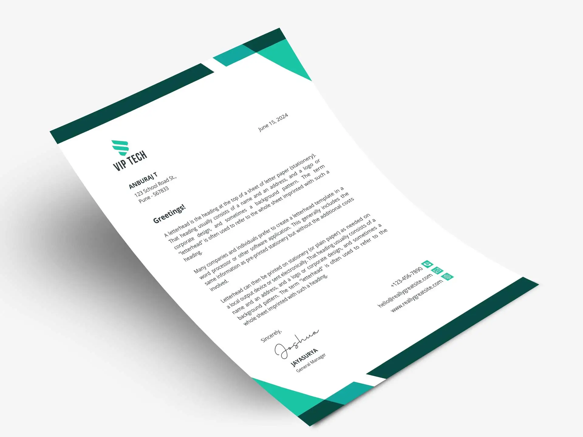 Letterheads