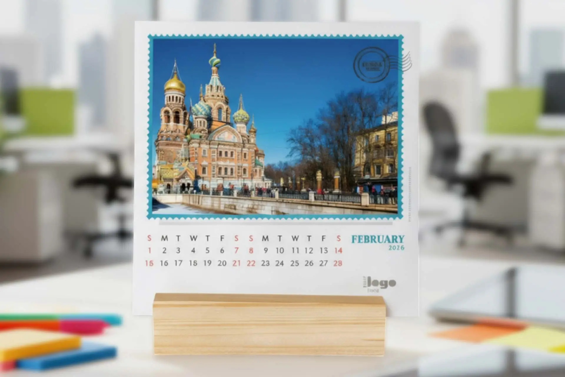 Mini Wooden Desktop Calendar Mini Wooden Desktop Calendar