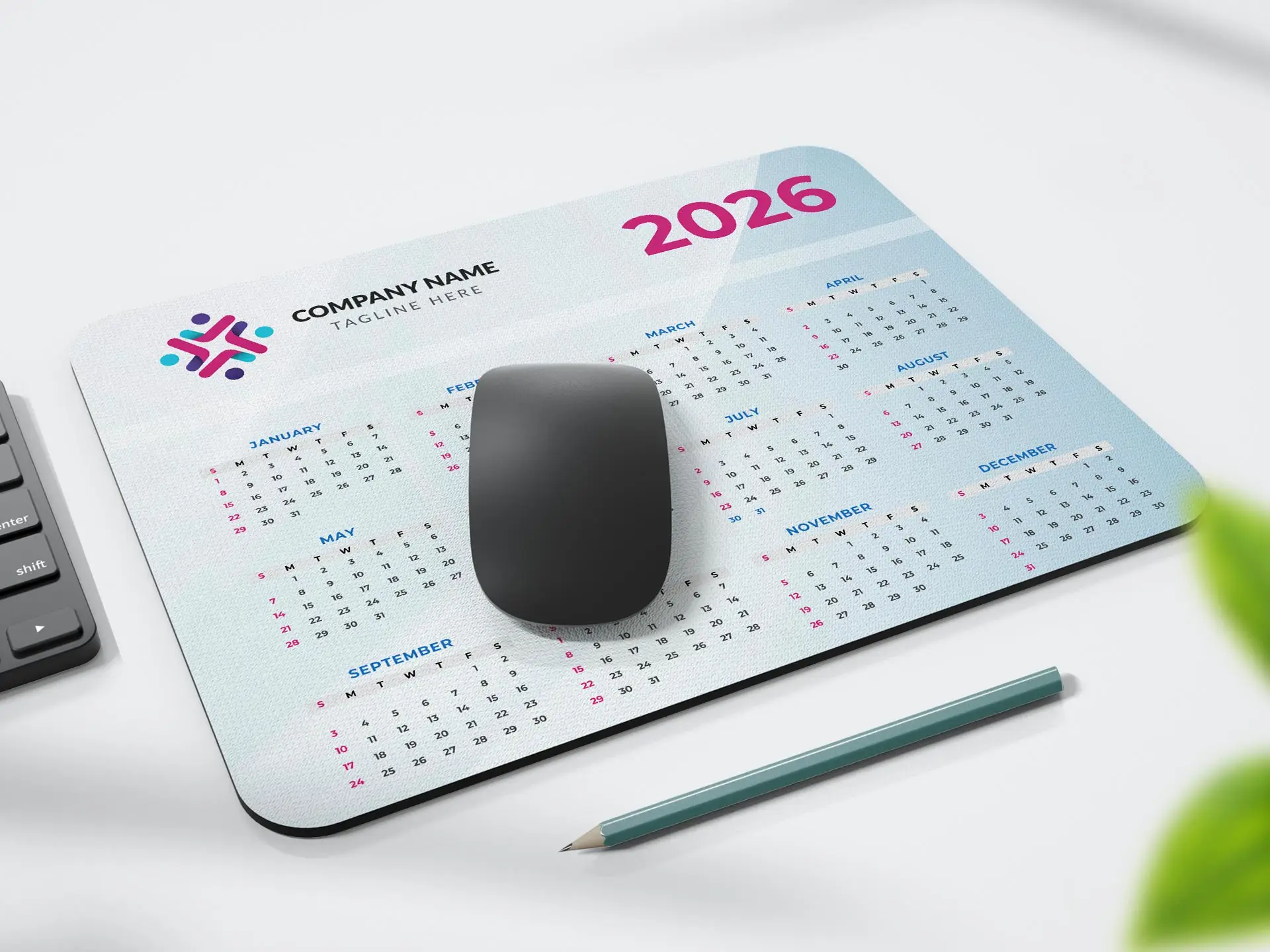 Mousepad Calendar