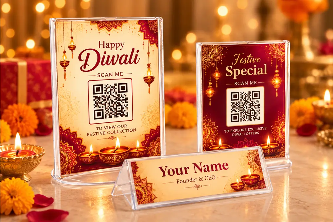 Diwlai Acrylic Desk Stands | Design Custom Acrylic Desk Stands Online ...