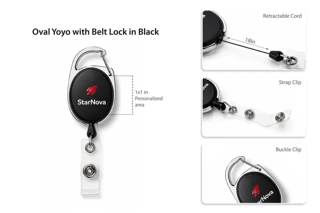 Classic Oval Yoyo with belt hook