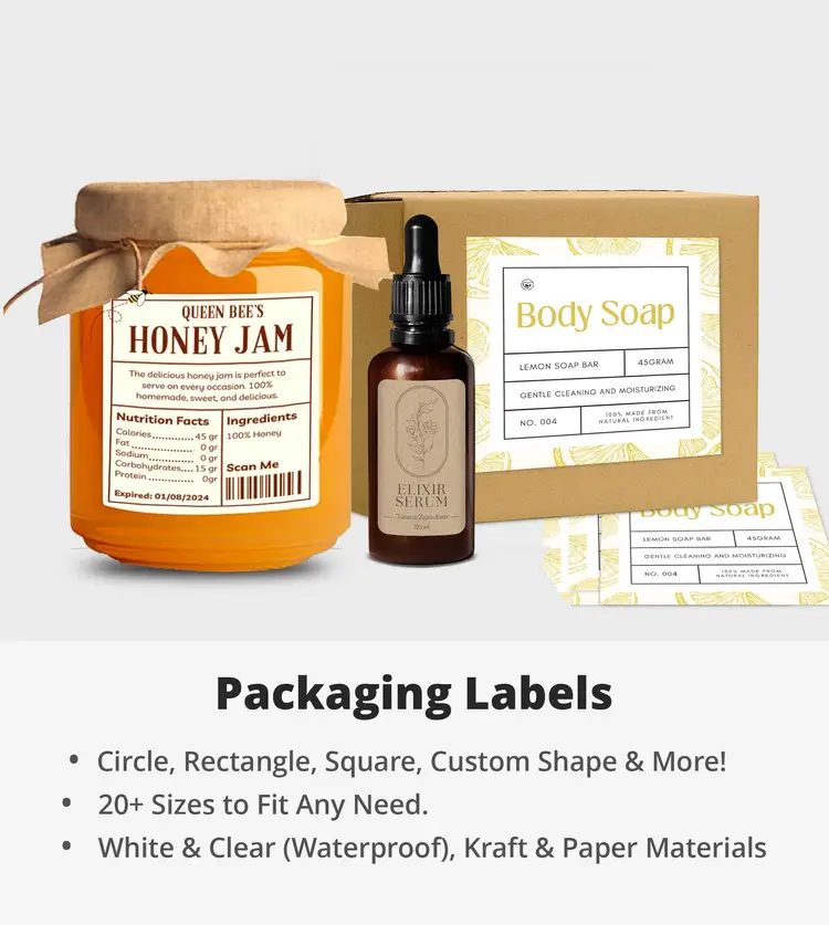 Custom Packaging & Sticker Printing | Printo