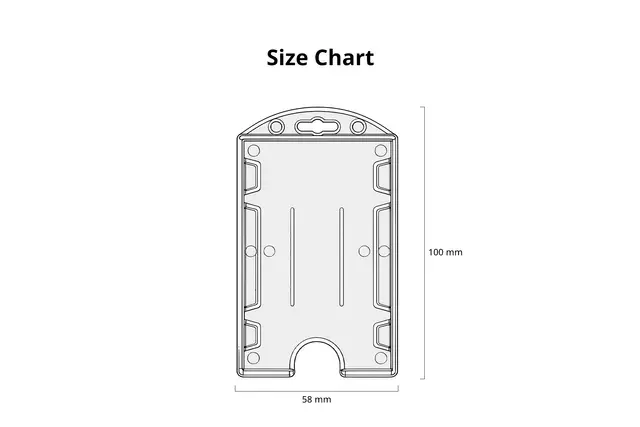 Basic Clear Flexi ID Card Holder