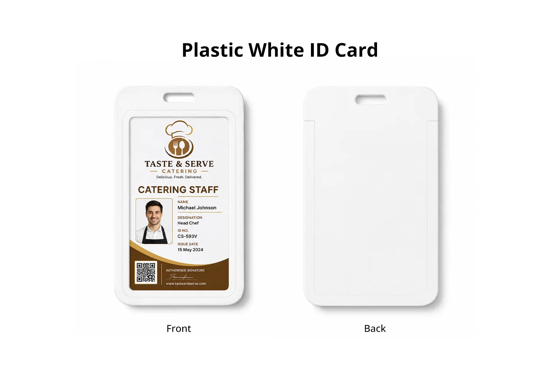 Opaque Frame ID Card Holder
