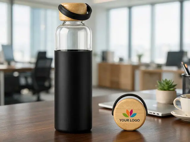 PureGrip Borosilicate Bottle - Black