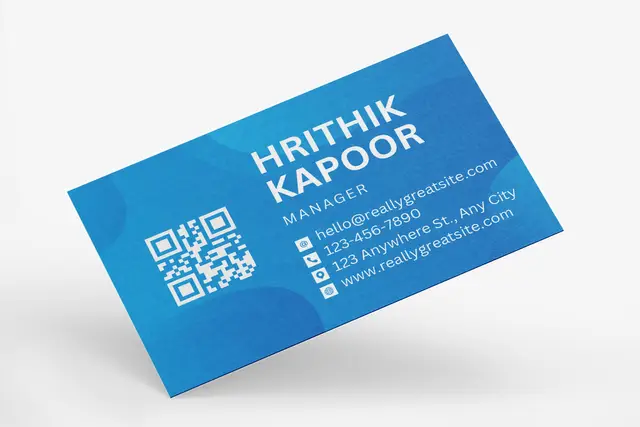 QR Code Visiting cards