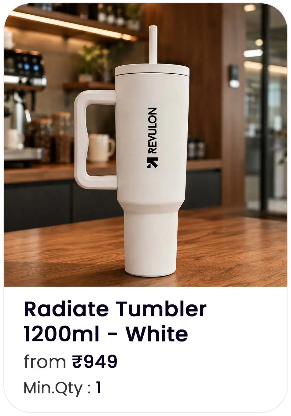Radiate Tumbler 1200ml - White