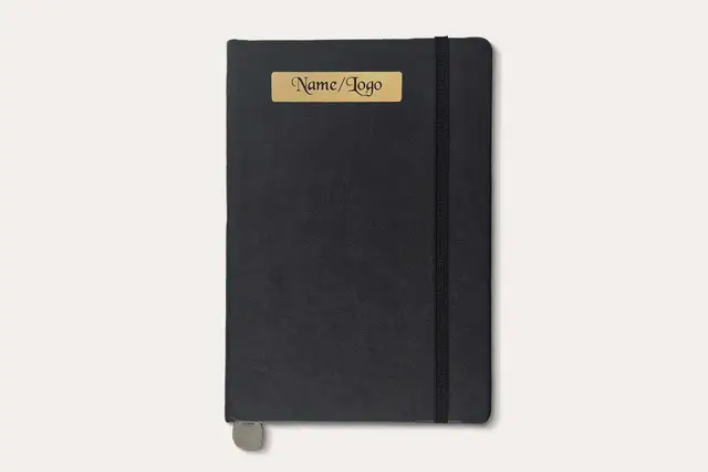 Royal Black Leatherette Diary