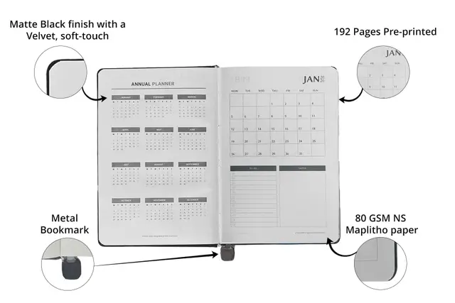 Textured Softbound Diary