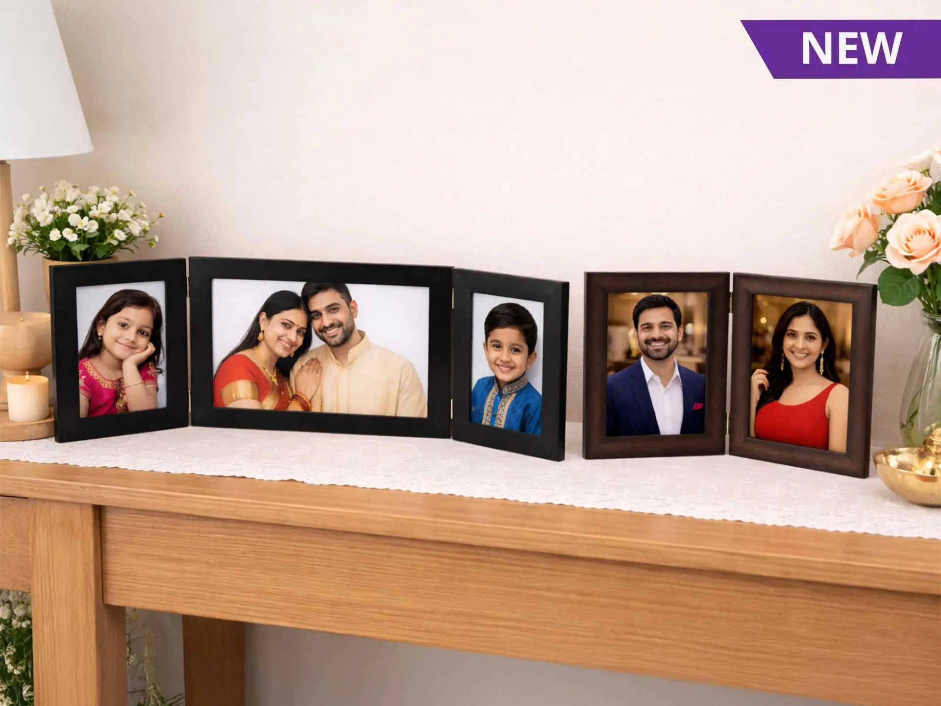 Desktop Collage Foldable Frames