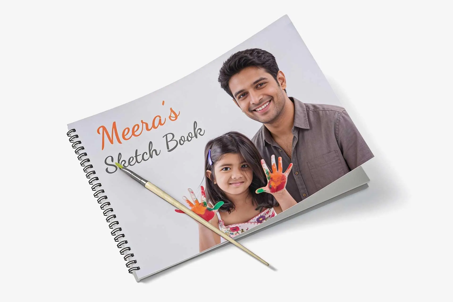 Fathers Day Personalised Sketchbook