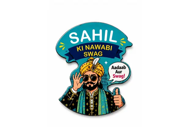 Personalised MDF Fridge Magnet - Set of 4