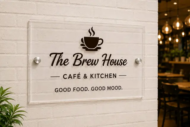 Restaurant and Cafe Signs