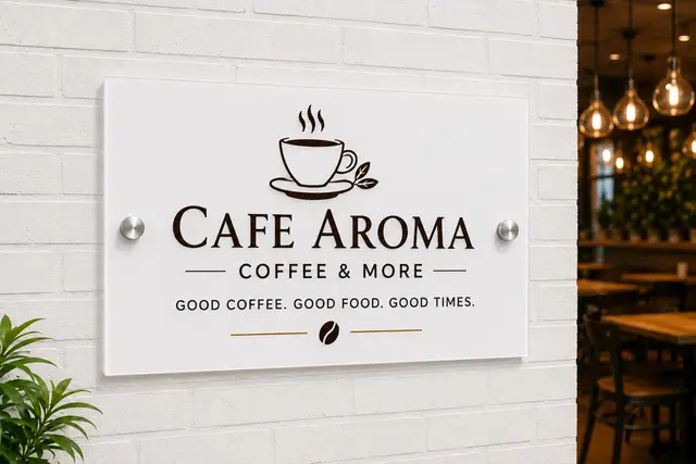 Restaurant and Cafe Signs