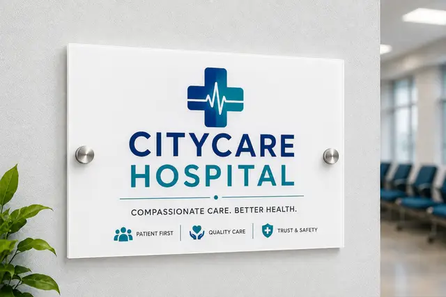 Clinic and Hospital Signs
