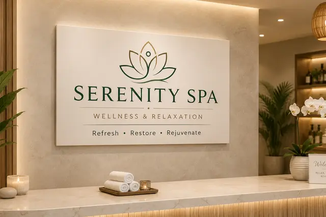 Reception Logo Signs