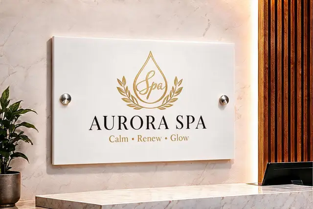 Reception Logo Signs
