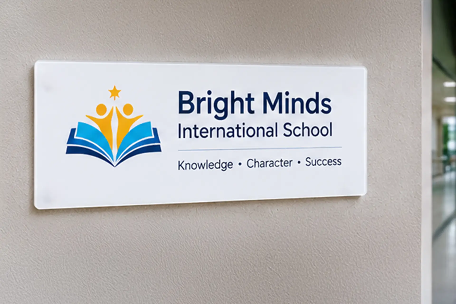 Custom Acrylic Sign Board with D/S Tape