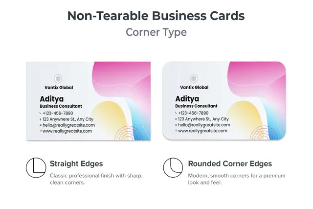 Plastic Visiting Cards